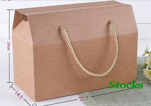 stocks 500gsm kraft paper bag