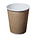 Kraft Paper Coffee Cups Milk Tea Cups With Switch Lid Party Paper Cup
